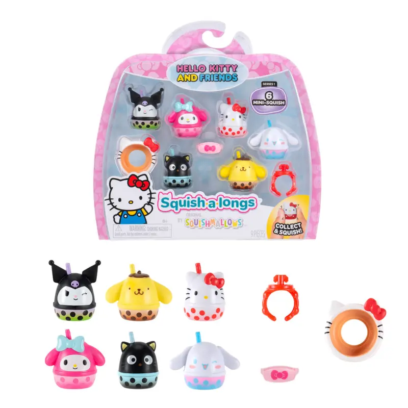 Squish-a-longs Hello Kitty and Friends Boba 6-Pack online