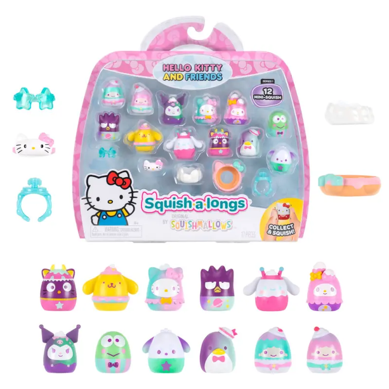 Squish-a-longs Hello Kitty and Friends Dreamland 12-Pack online